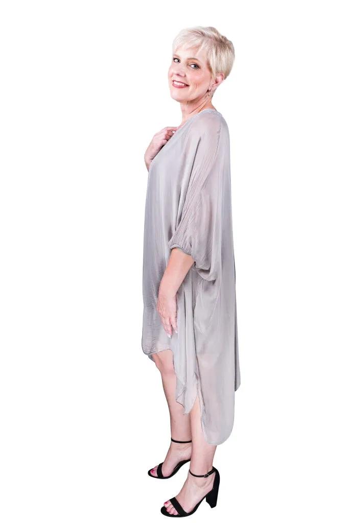 Alessia Silk Kaftan Dress (DQ202)