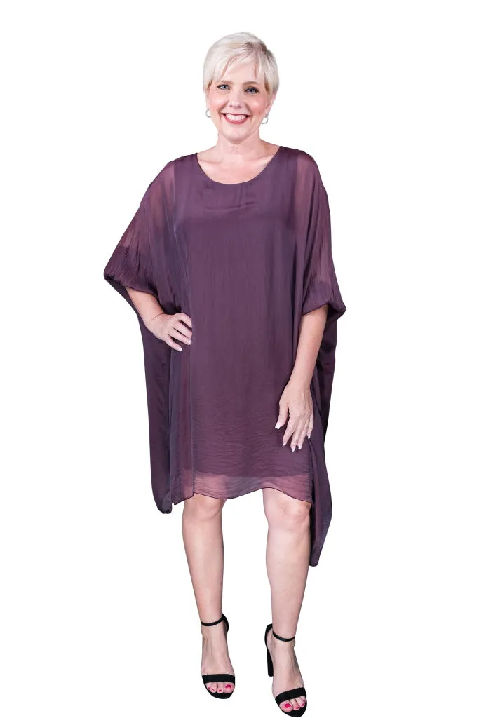 Alessia Silk Kaftan Dress (DQ202)