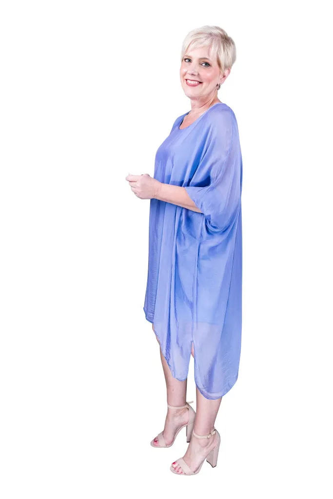 Alessia Silk Kaftan Dress (DQ202)