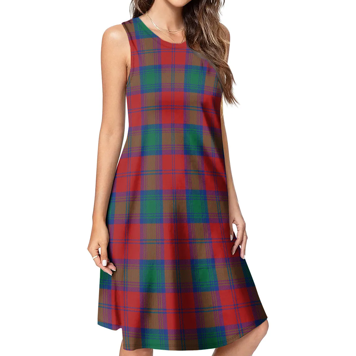 Auchinleck (Affleck) Tartan Womens Casual Dresses