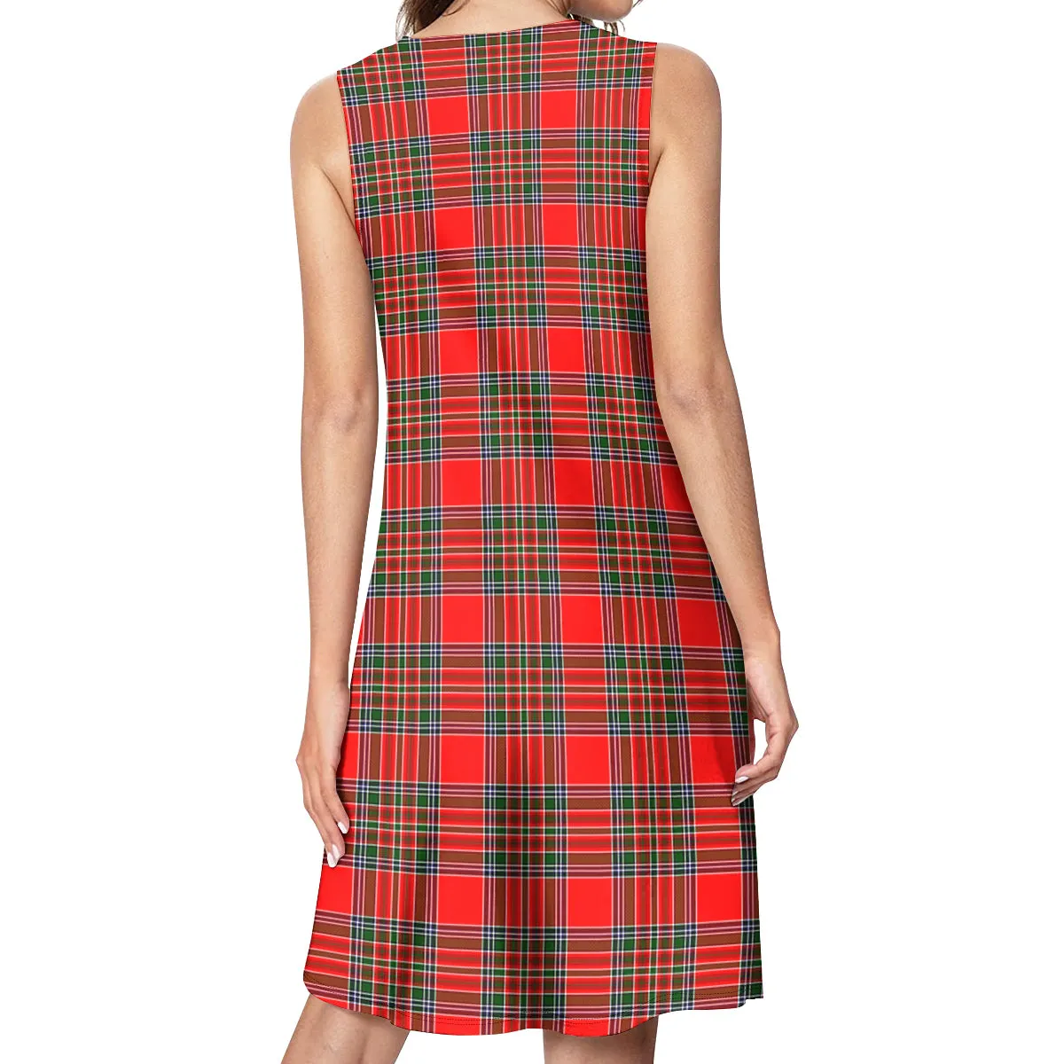 Binning Tartan Womens Casual Dresses