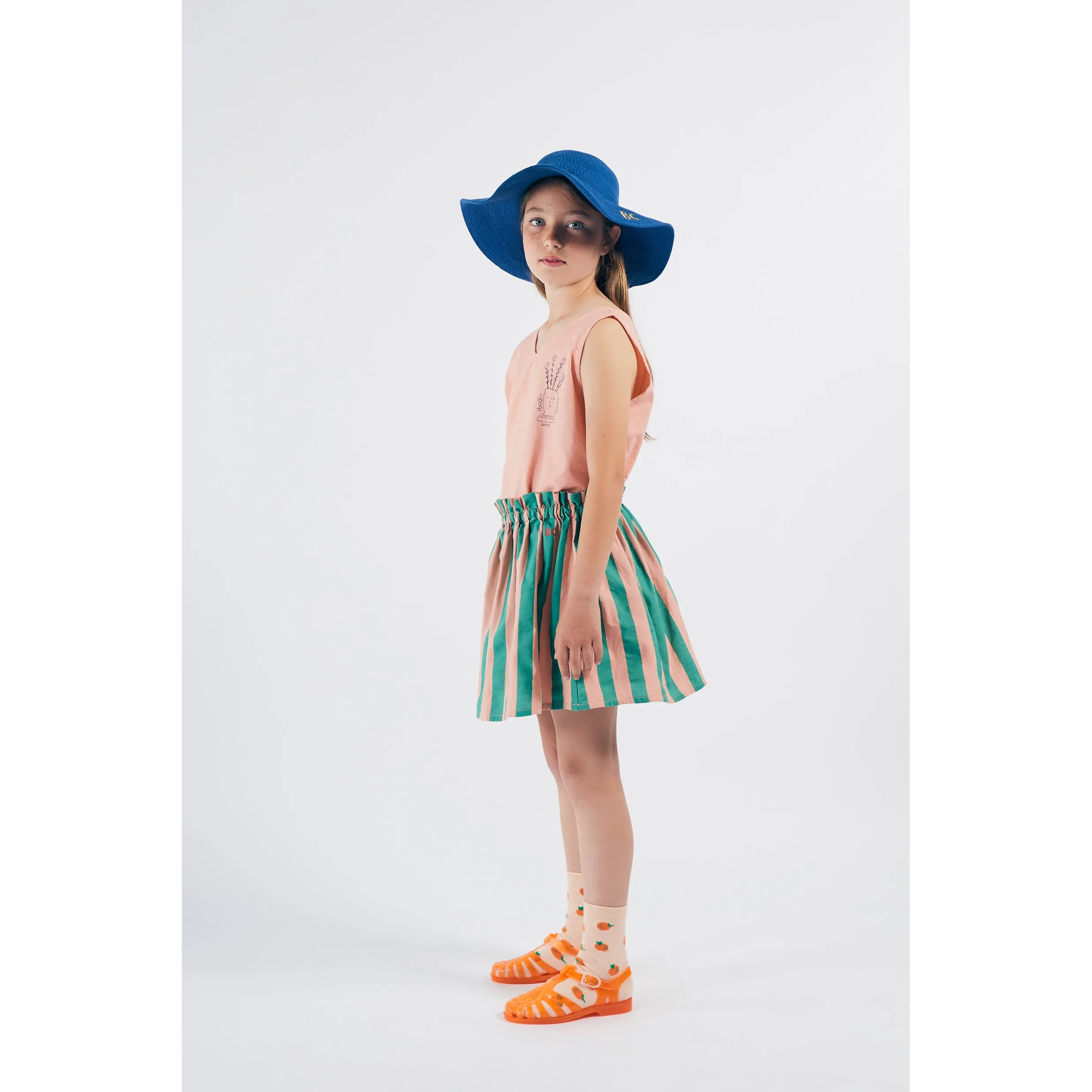 Bobo Choses Striped Flared Skirt