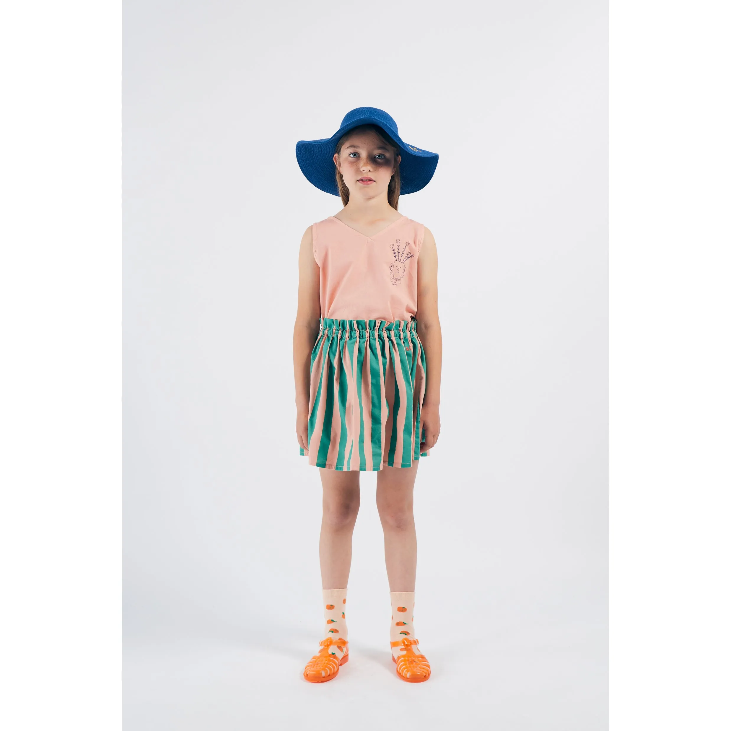 Bobo Choses Striped Flared Skirt