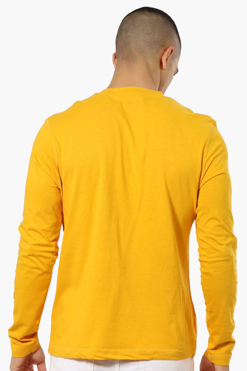 Canada Weather Gear Logo Sleeve Long Sleeve Top - Yellow