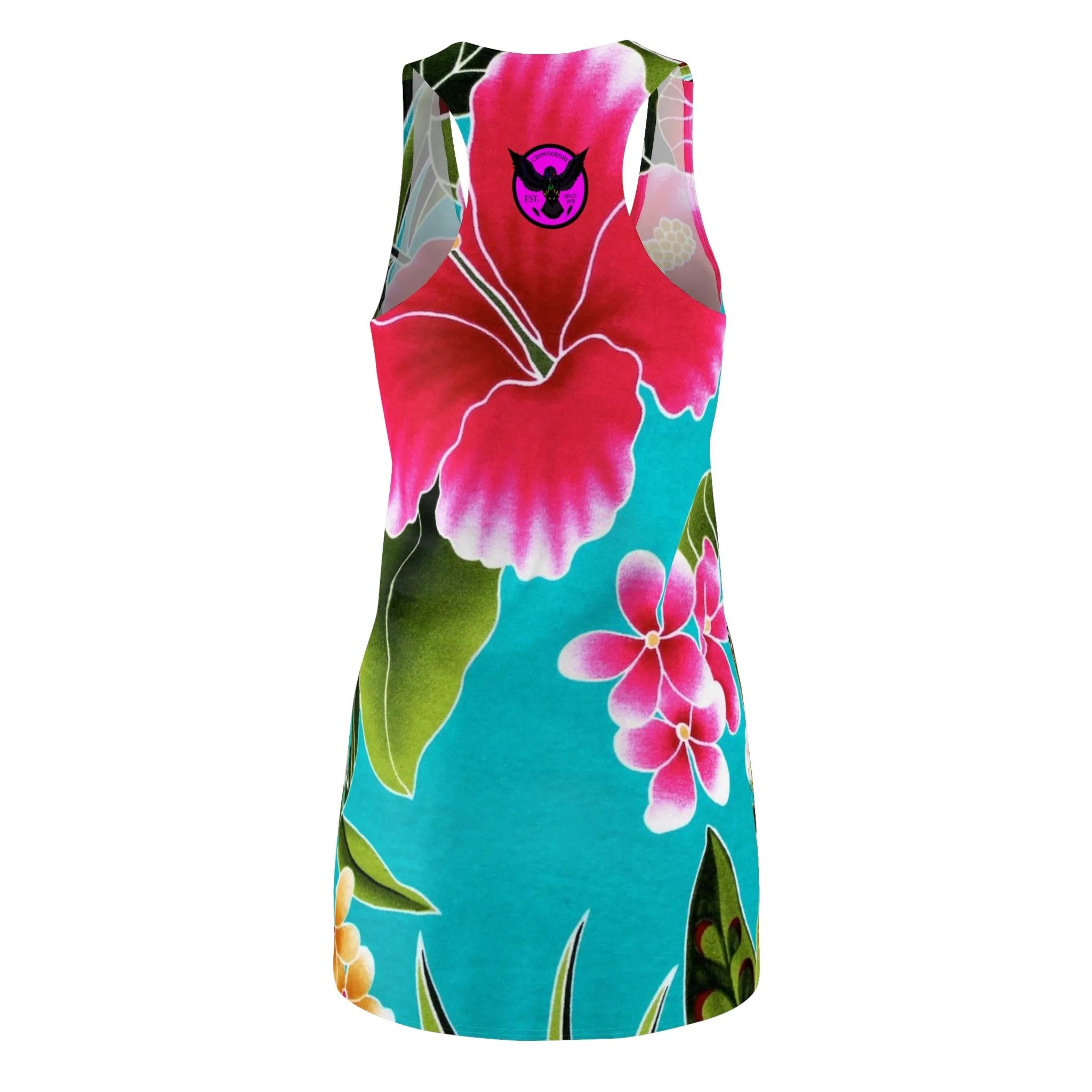 Crowgodshi Women's Flower Garden Racerback Dress