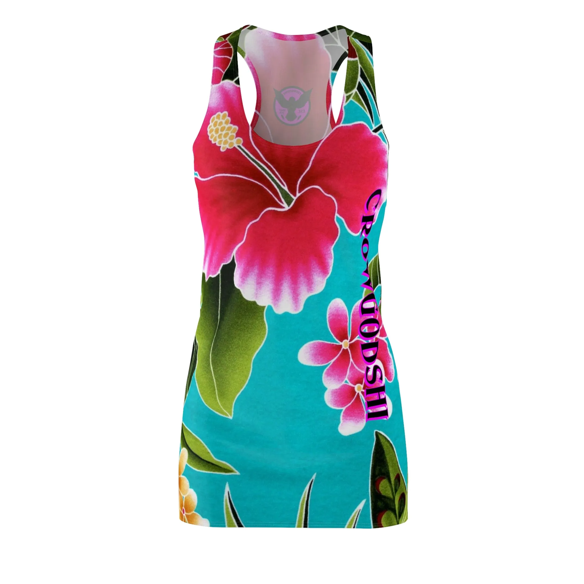 Crowgodshi Women's Flower Garden Racerback Dress