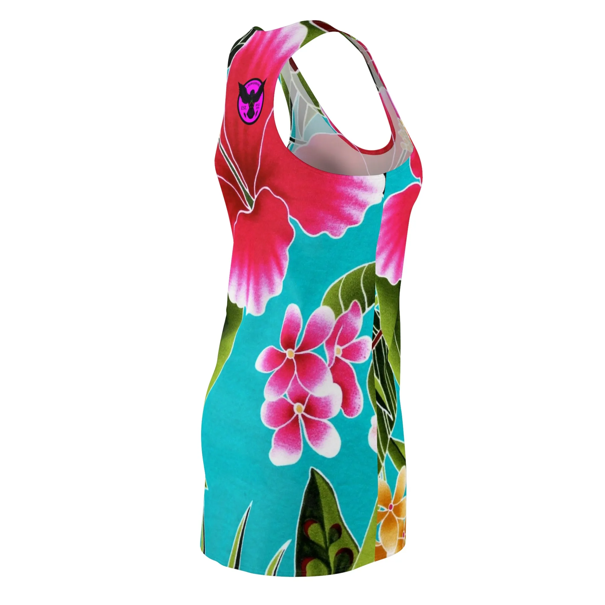 Crowgodshi Women's Flower Garden Racerback Dress