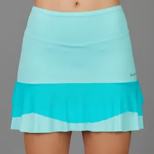 Cyan Mid Tier Skort (aqua)