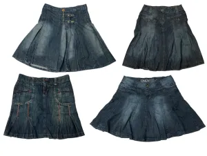 DENIM MIDI SKIRTS