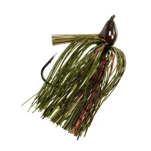 Denny Brauer Structure Jig - 5-0 Hook, 1 oz, Watermelon Red Flake, Per 1