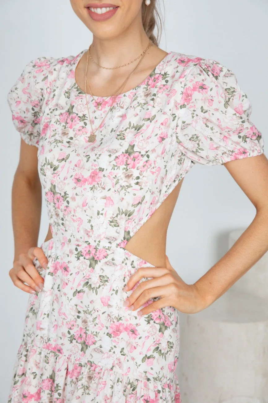 Gretel Dress - Pink Floral