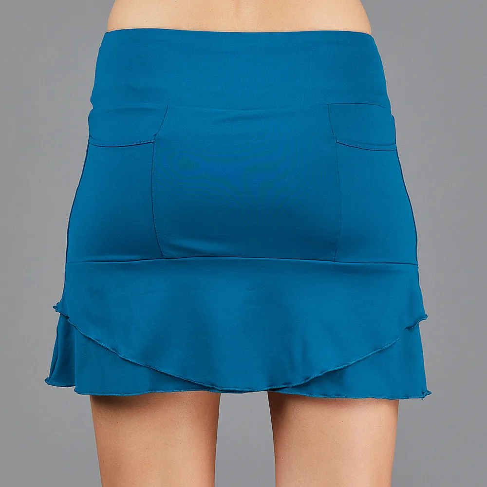 Juliette Straight Skort (teal)