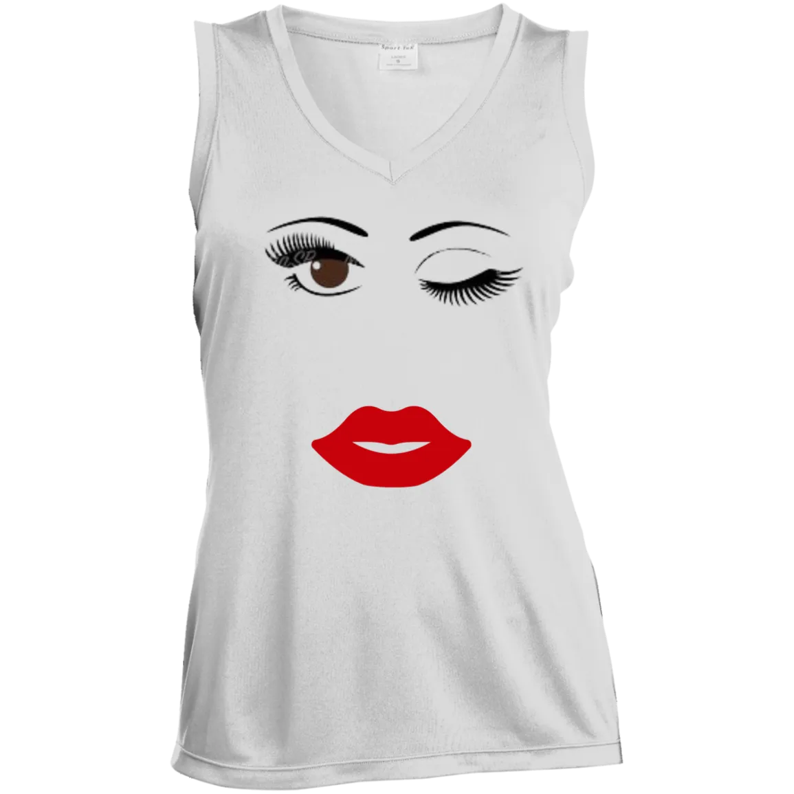 Lady Wink Ladies' Sleeveless V-Neck Performance Tee