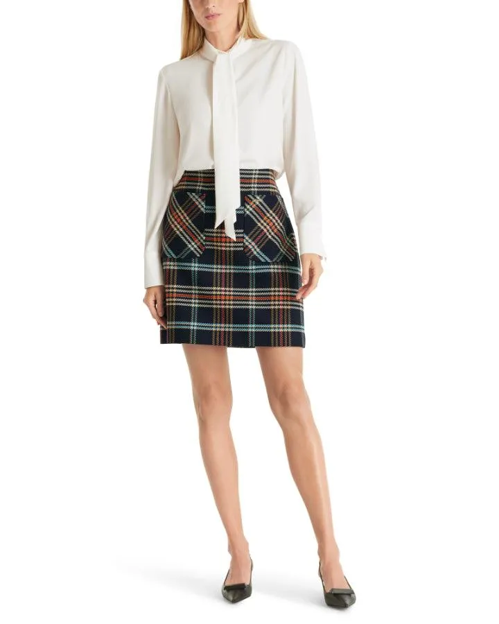 Marc Cain Plaid Mini Skirt