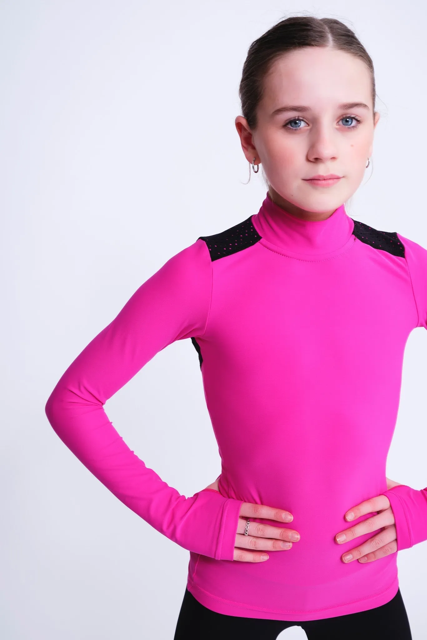 Passion Long-Sleeve Top in Fuchsia