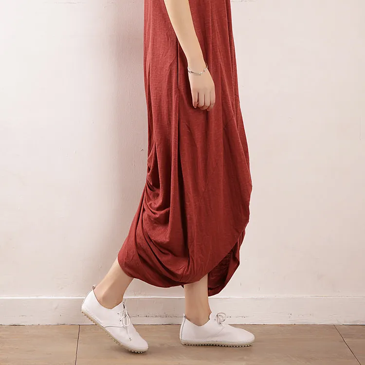 Pleated casual summer Women Dresses long women dresses AMT962316