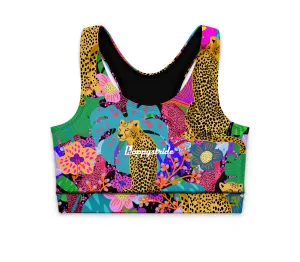 "Cheetahs always win'' luxe crop top