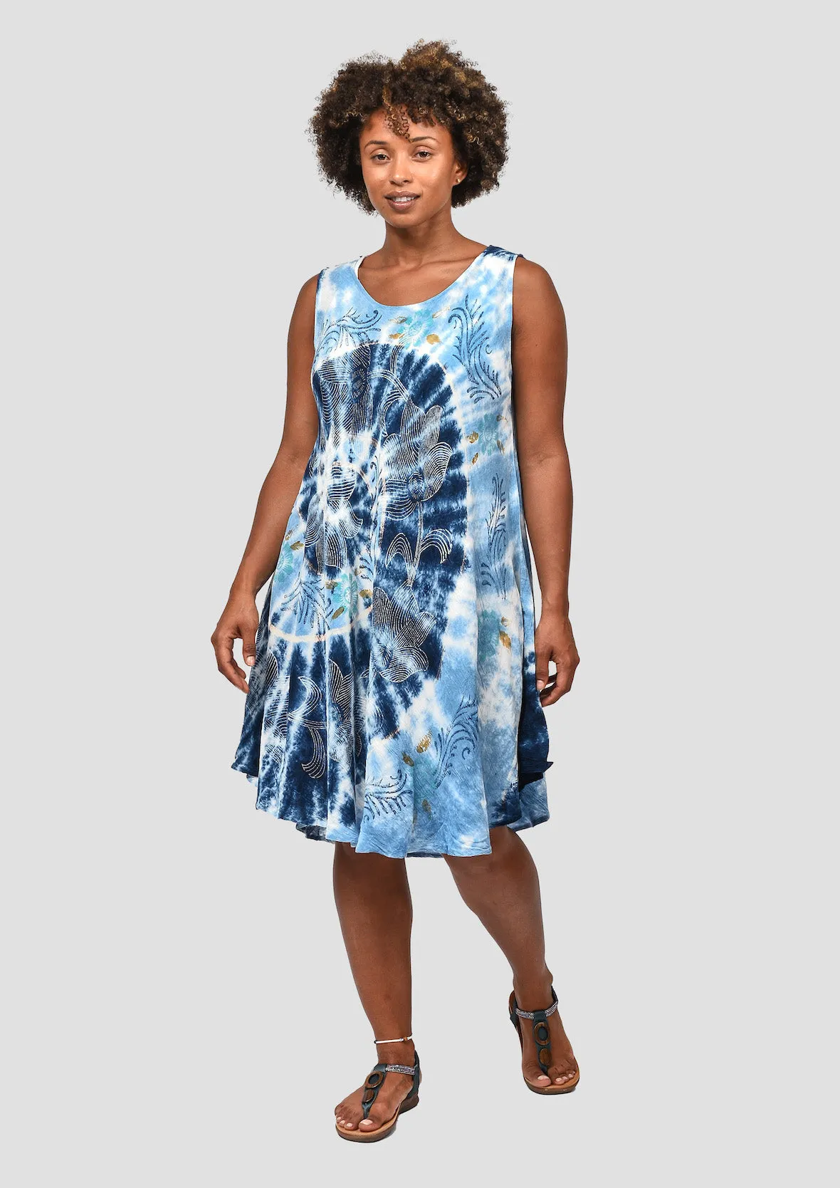 Radiant Tie-Dye Dress