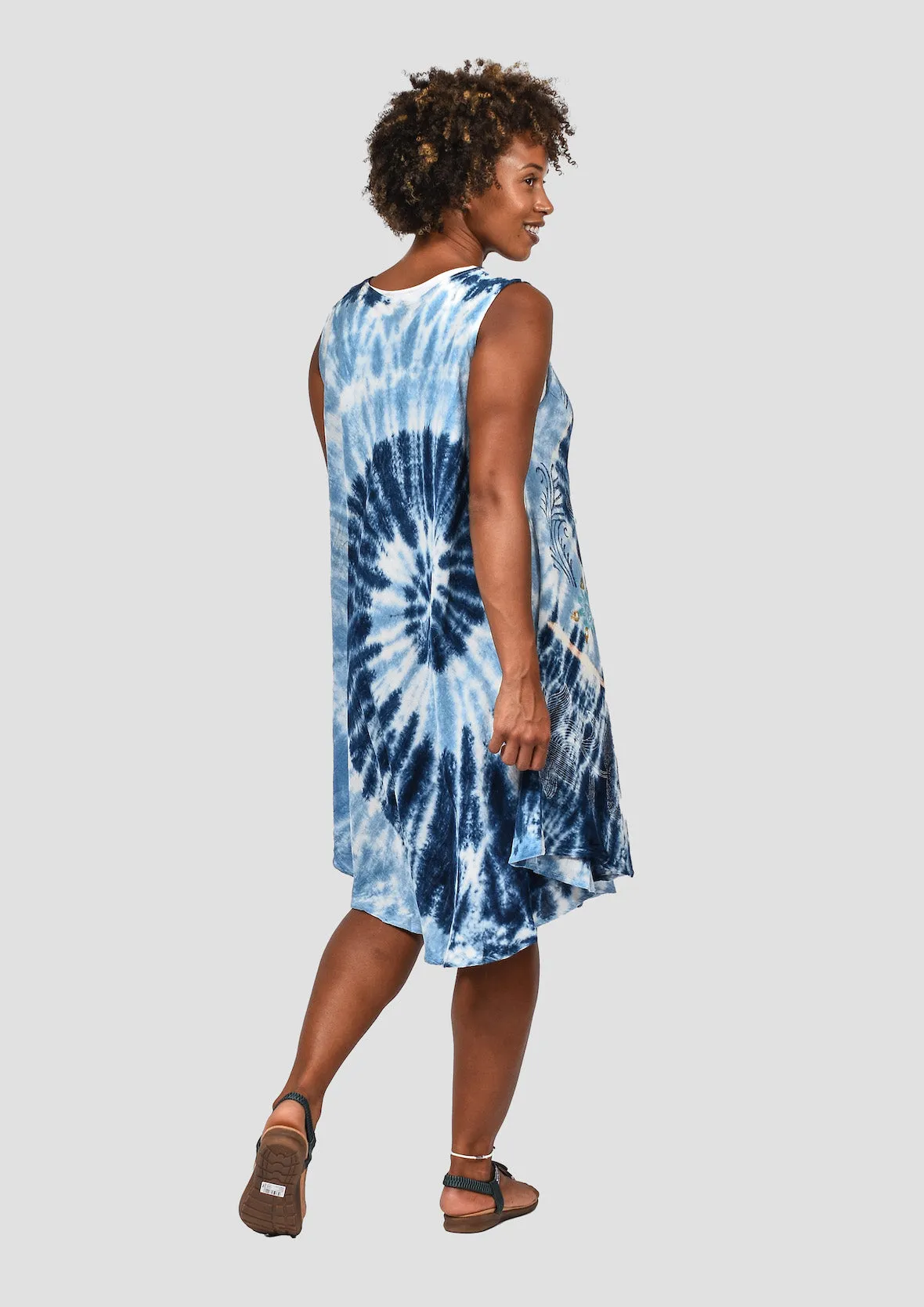 Radiant Tie-Dye Dress