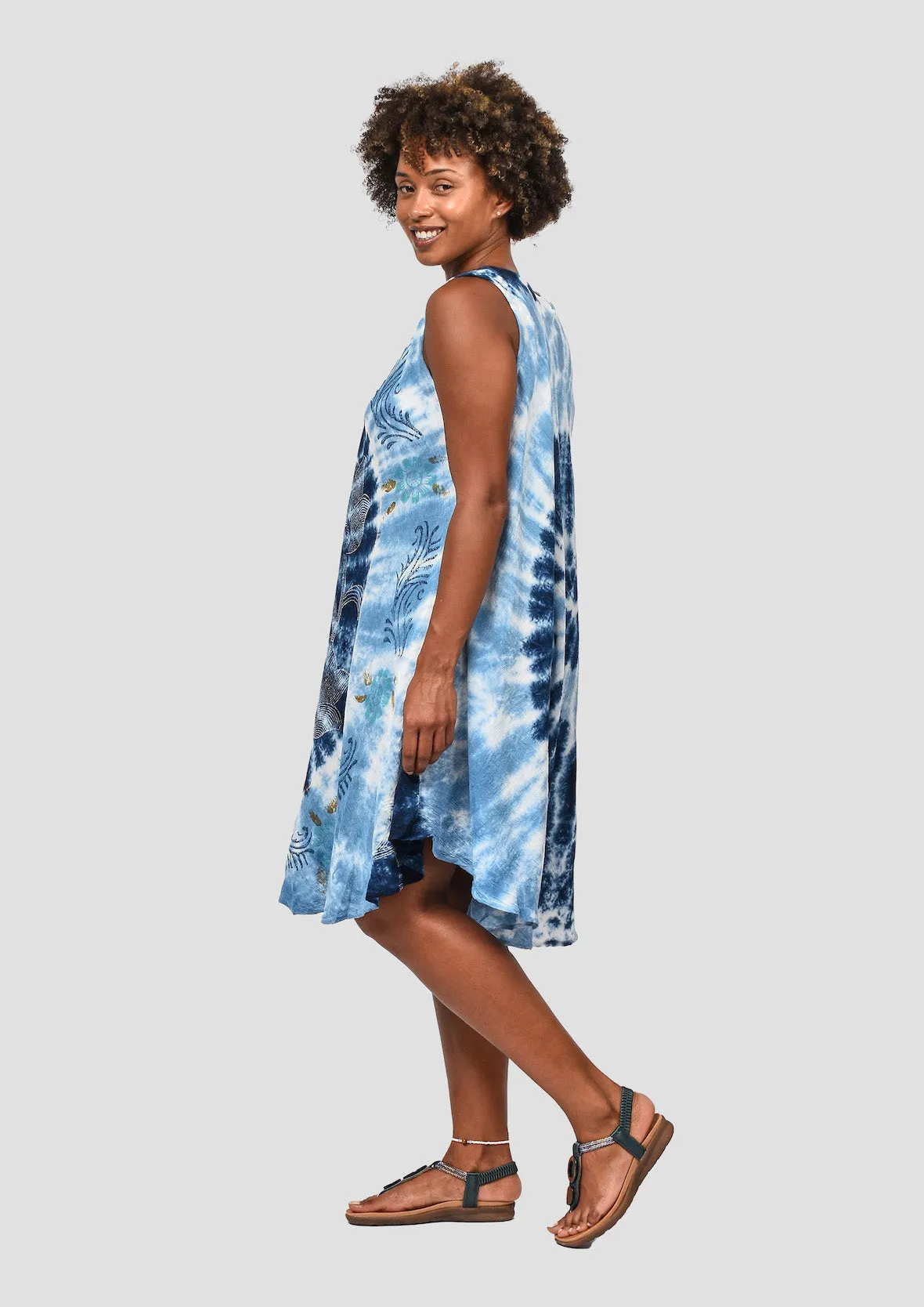 Radiant Tie-Dye Dress