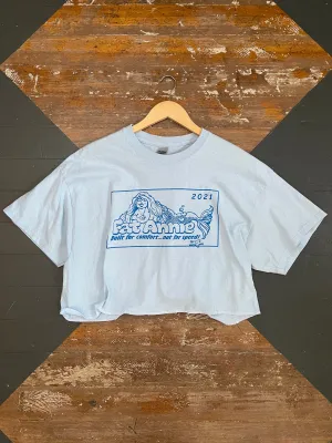 UPCYCLED TEE CROP - L/XL