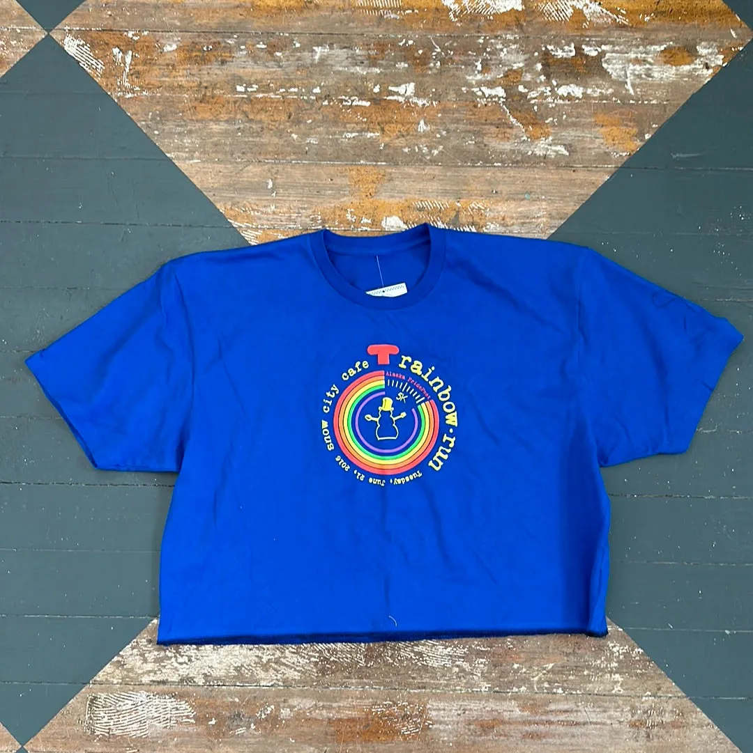 UPCYCLED TEE CROP - L/XL