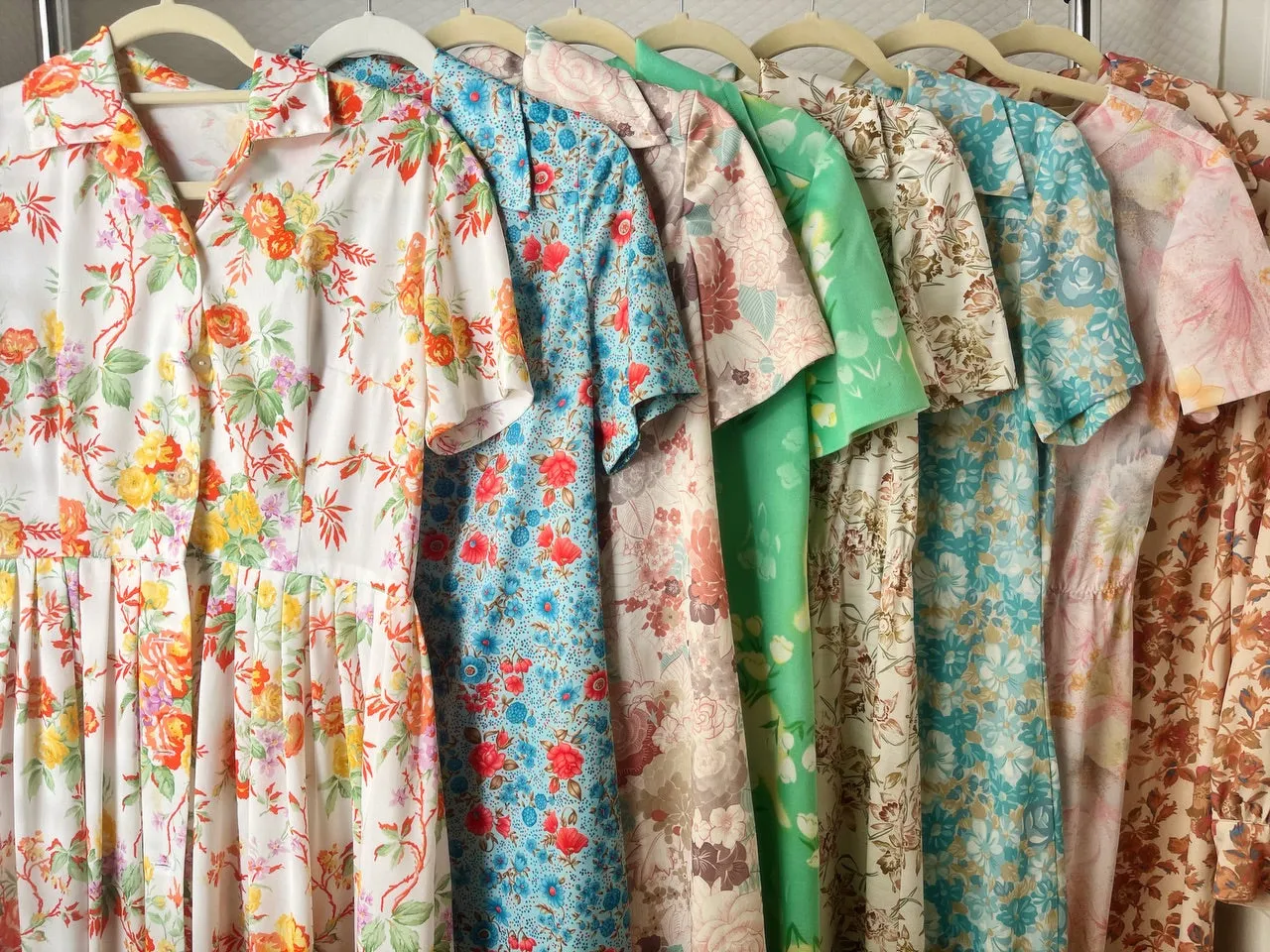 Vintage Handmade Dresses - 8 Pieces