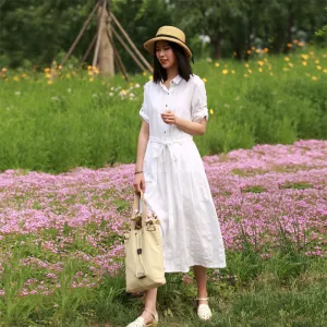 White Women Dresses Casual Summer Women Dresses Long Women Dresses SSM9728