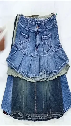 Y2k denim mini and midi skirts mixed